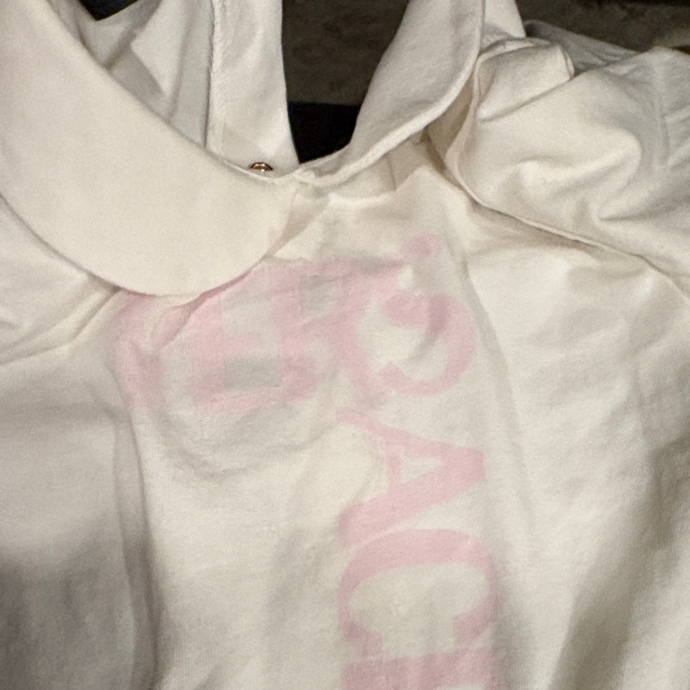 Versace Kids One Piece in White and Pink